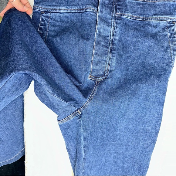 Madewell Denim Jumpsuit Womens Romper Straight Long Sleeve Stanwick Wash M Jean - Picture 12 of 15